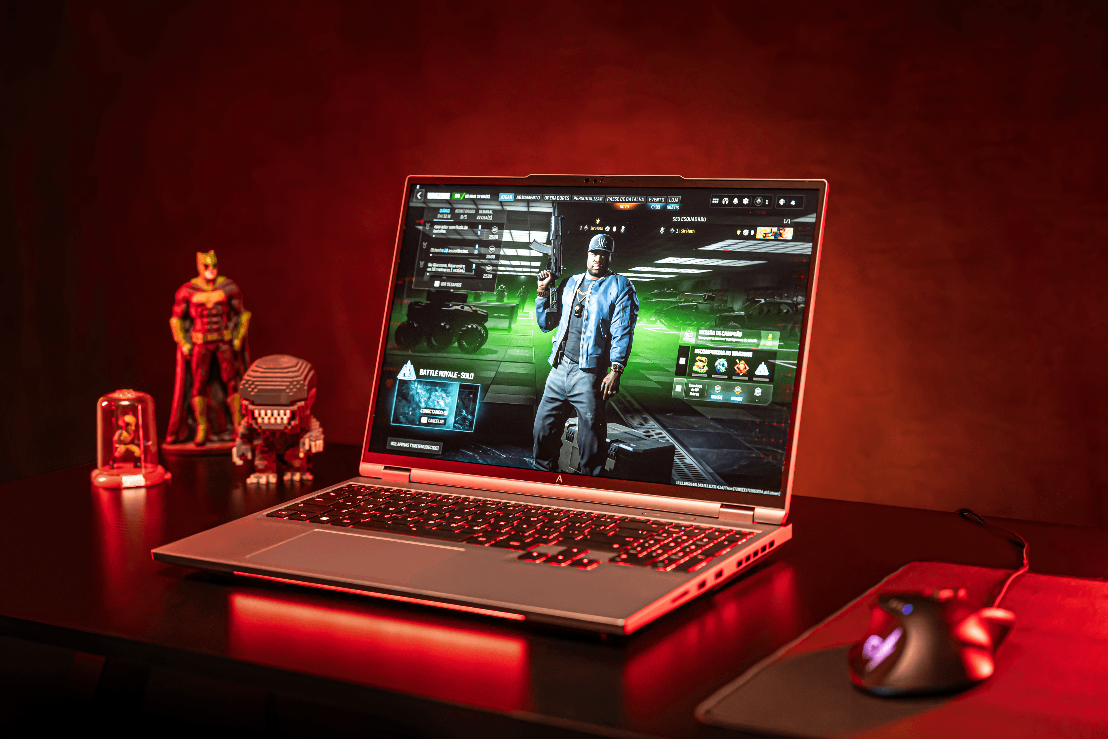Notebook gamer de alto desempenho para jogos competitivos